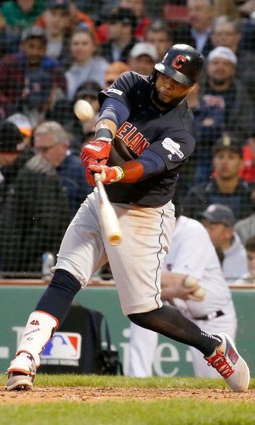 Santana powers Indians past Red Sox 14-9
